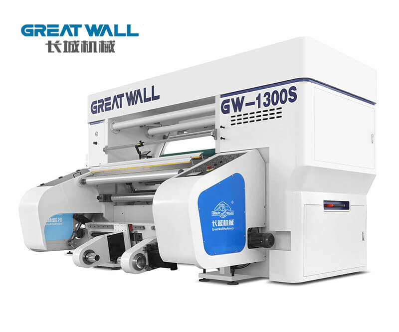 GW-1300S Servo Controlled High Speed Slitting Machine (Three motors)