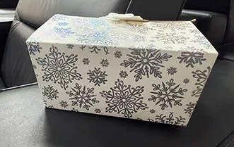Hot-stamped gift box