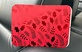 Hot-stamped card